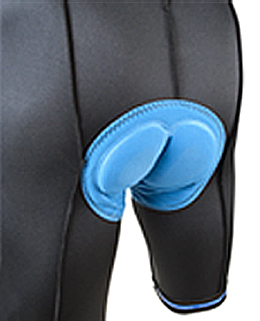 Aero Tech Designs gel padded chamois for bike shorts